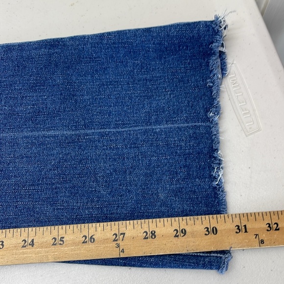 Mother The Weekender Fray In Walking On Coals Sz 25 blue - Picture 13 of 15